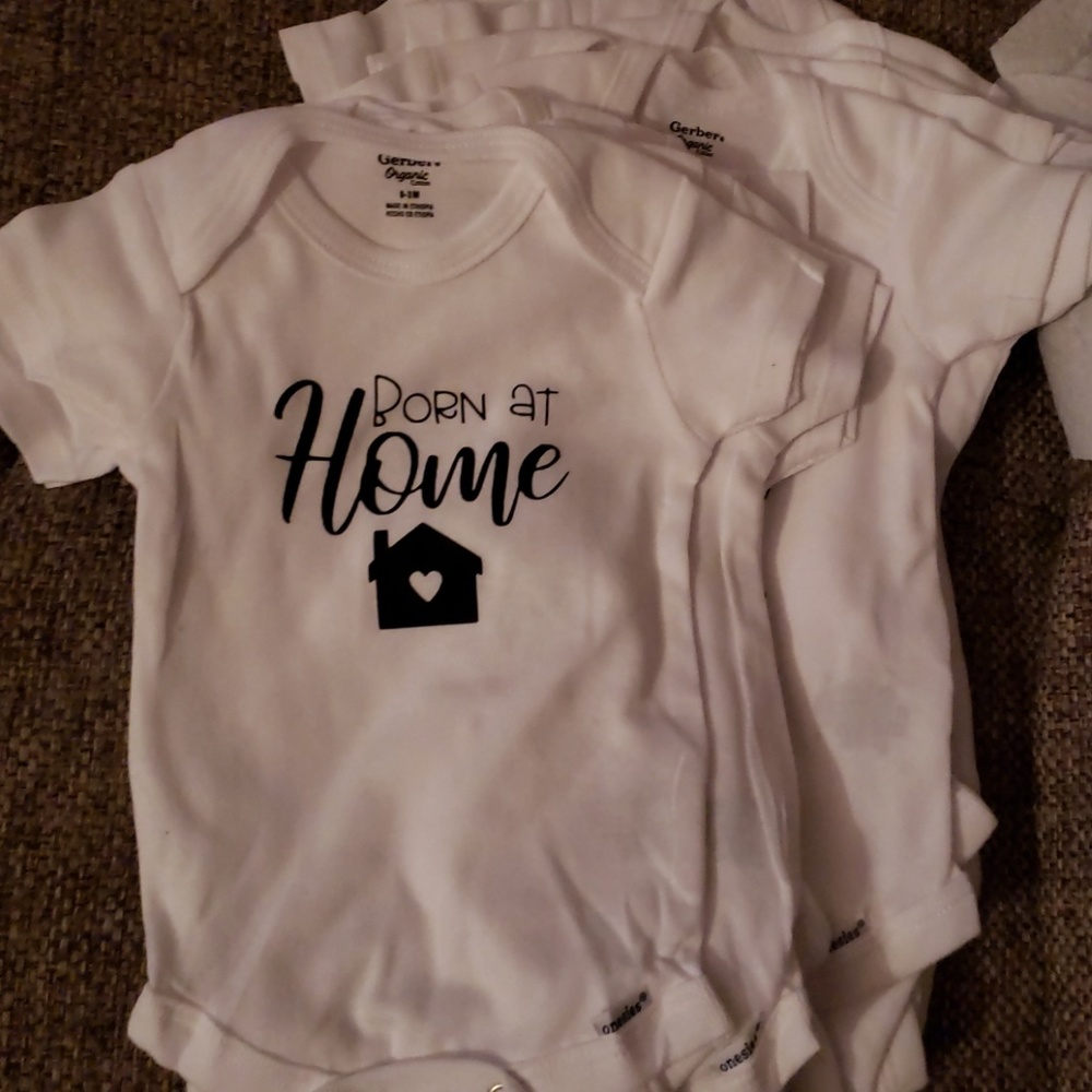 Born at home onesie